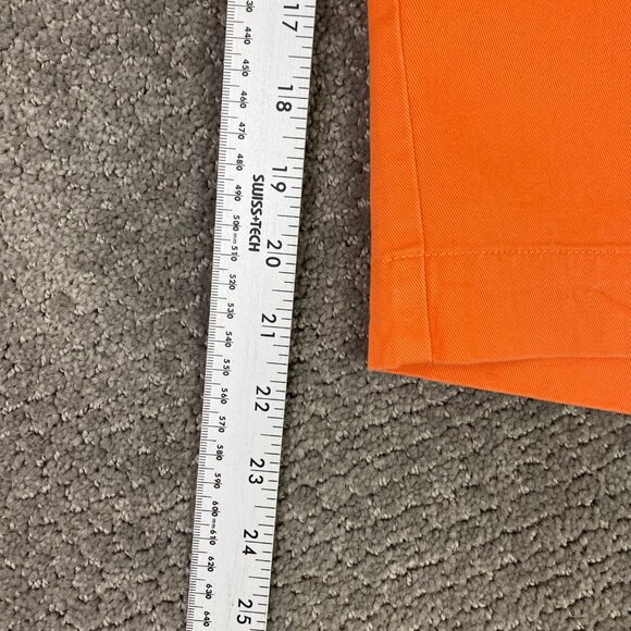 Vintage Polo Ralph Lauren Prospect Shorts Men's 40 Orange Cotton Classic Chino - Picture 14 of 15